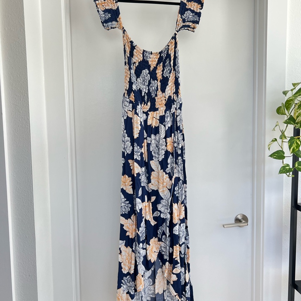 Off the shoulder flower sundress 2x